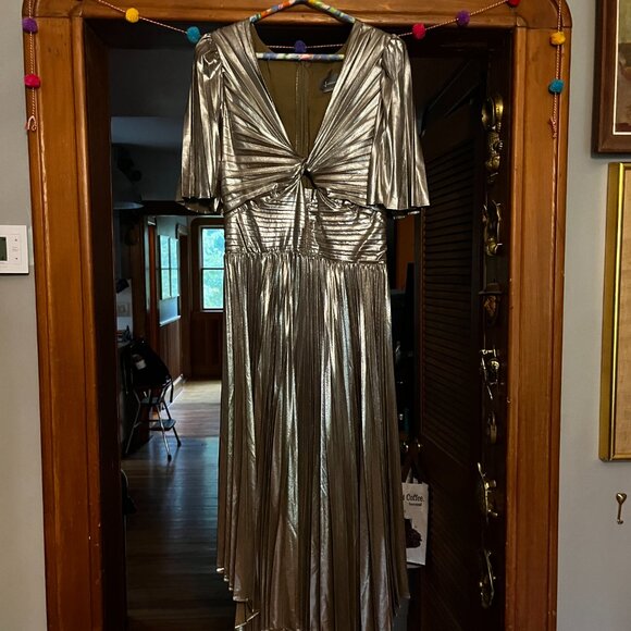 Metallic Dress By Anthropologie - Picture 4 of 4